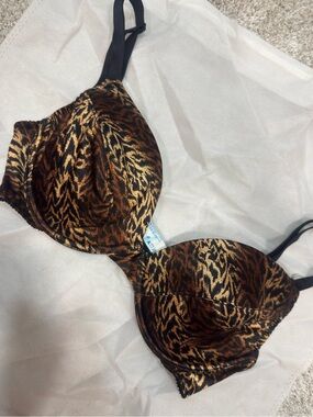 Vintage Animal Print Bra